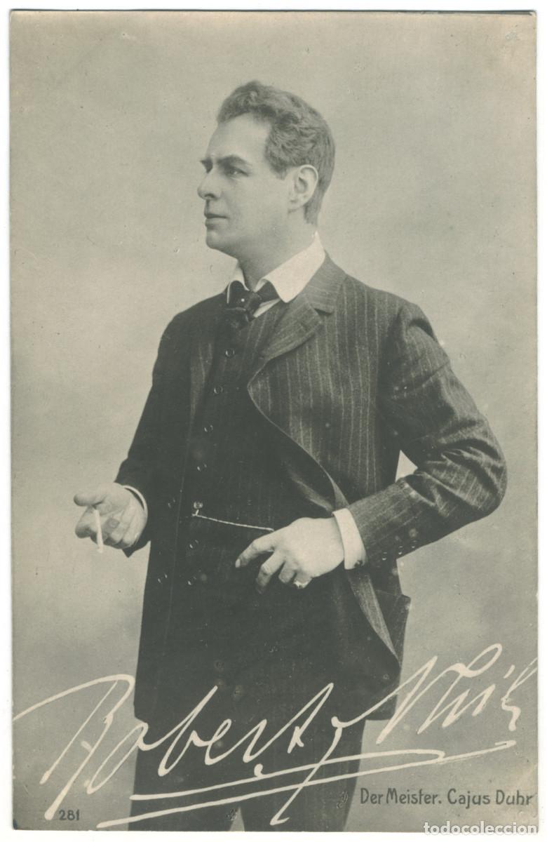 Postales: Actor NHIL, Robert_Fr. Groth. 281. Der Meister in Cajus Duhr