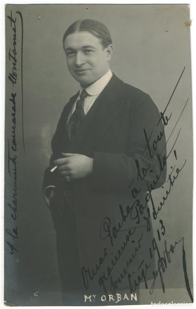 Postales: Actor ORBAN, Mr._Hubert Goossens. Signed Firmada Autograph