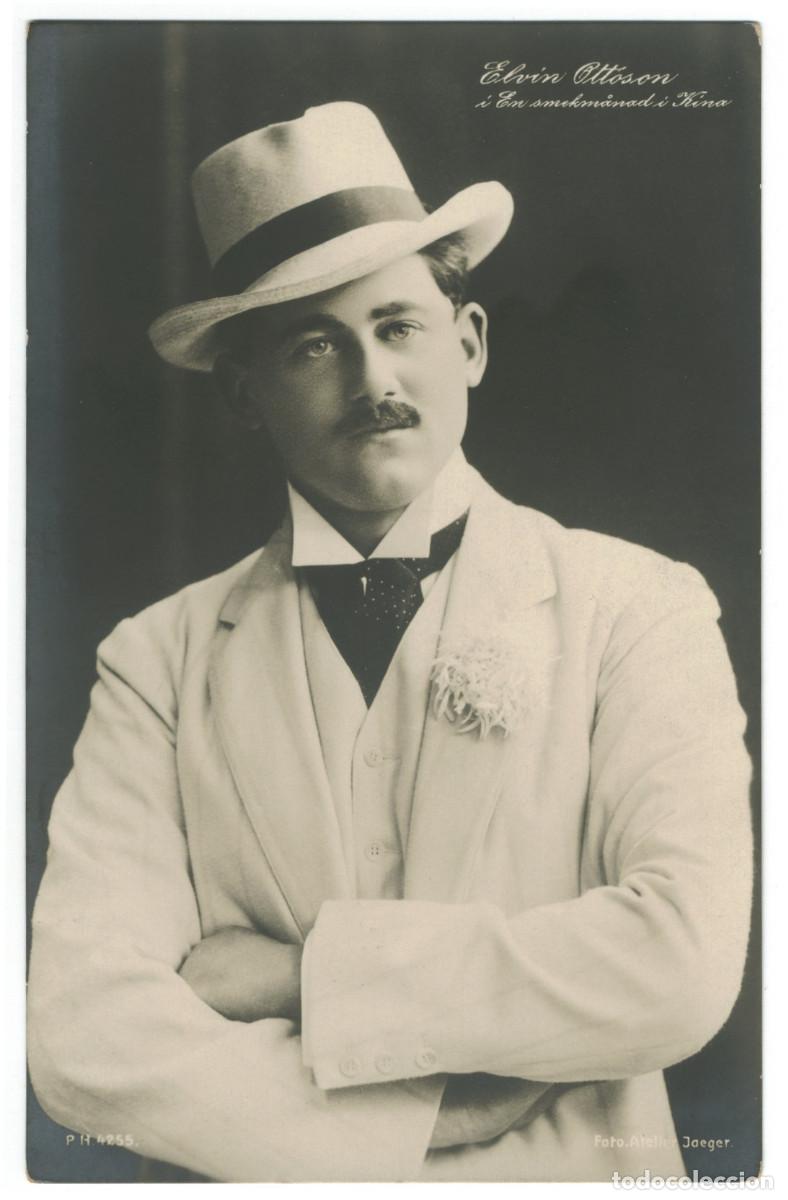 Postales: Actor OTTOSON, Elvin_Paul Heckscher. PH 4255. In Em smekmanad I Kina. Photo Atelier Jaeger