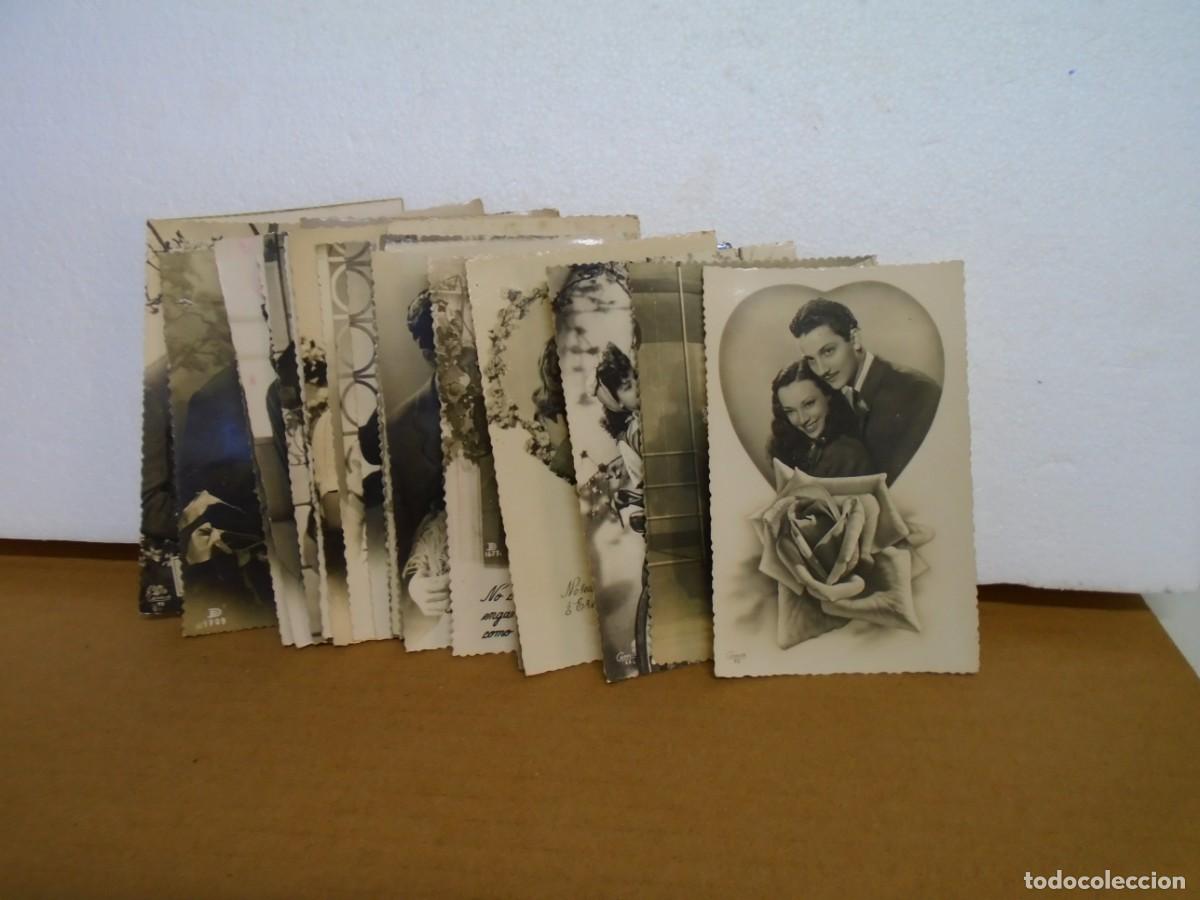 Postales: LOTE DE 27 POSTALES FOTOGRAFICAS ADULTOS, MEDIADOS DEL XX.