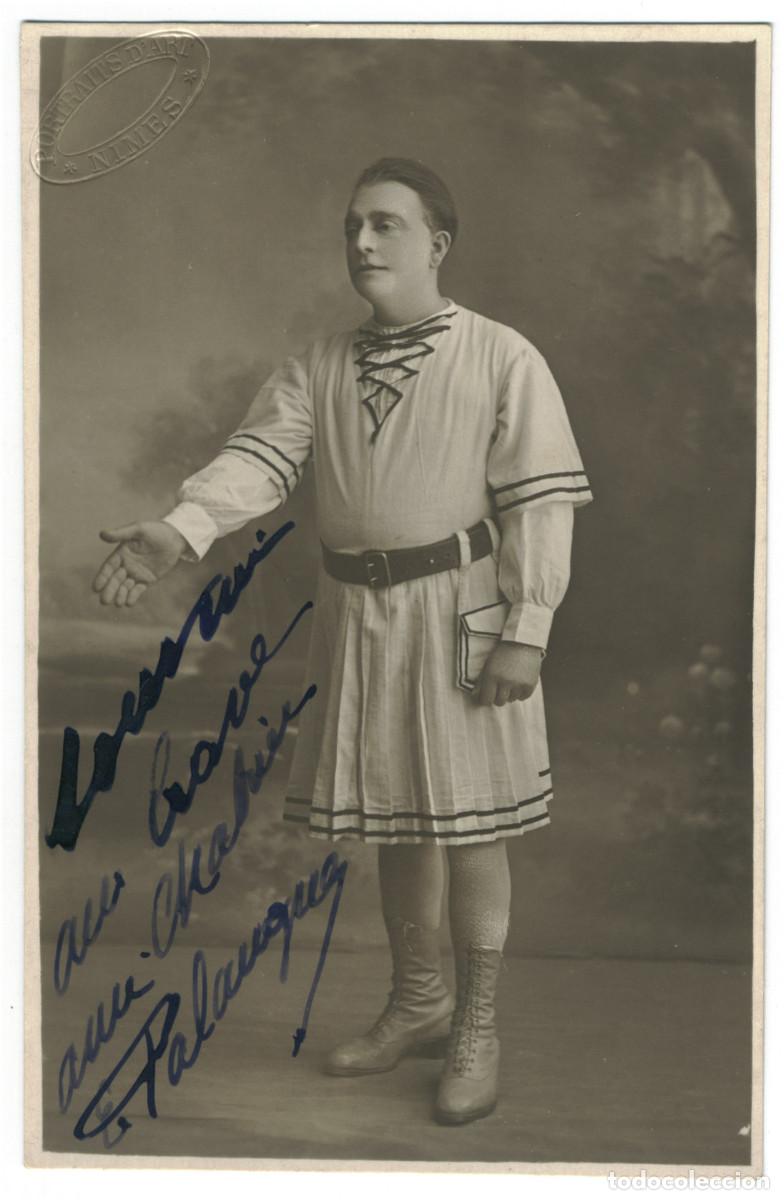 Postales: Actor PALANQUE, E._Portraits d'Art. Signed Firmada Autograph