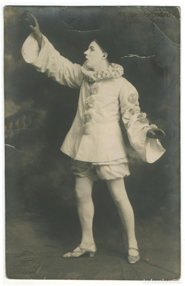 Postales: Actor espa&ntilde;ol El Se&ntilde;or PANDOLFO_R. Guilleminot. Teatro C&oacute;mico. Photo Vadalak