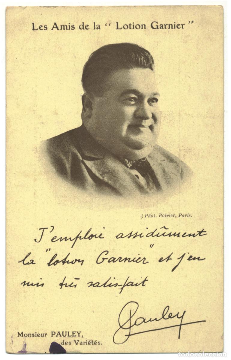 Cartoline: Actor PAULEY, Mr._ Lotion Granier. Vari&eacute;t&eacute;s