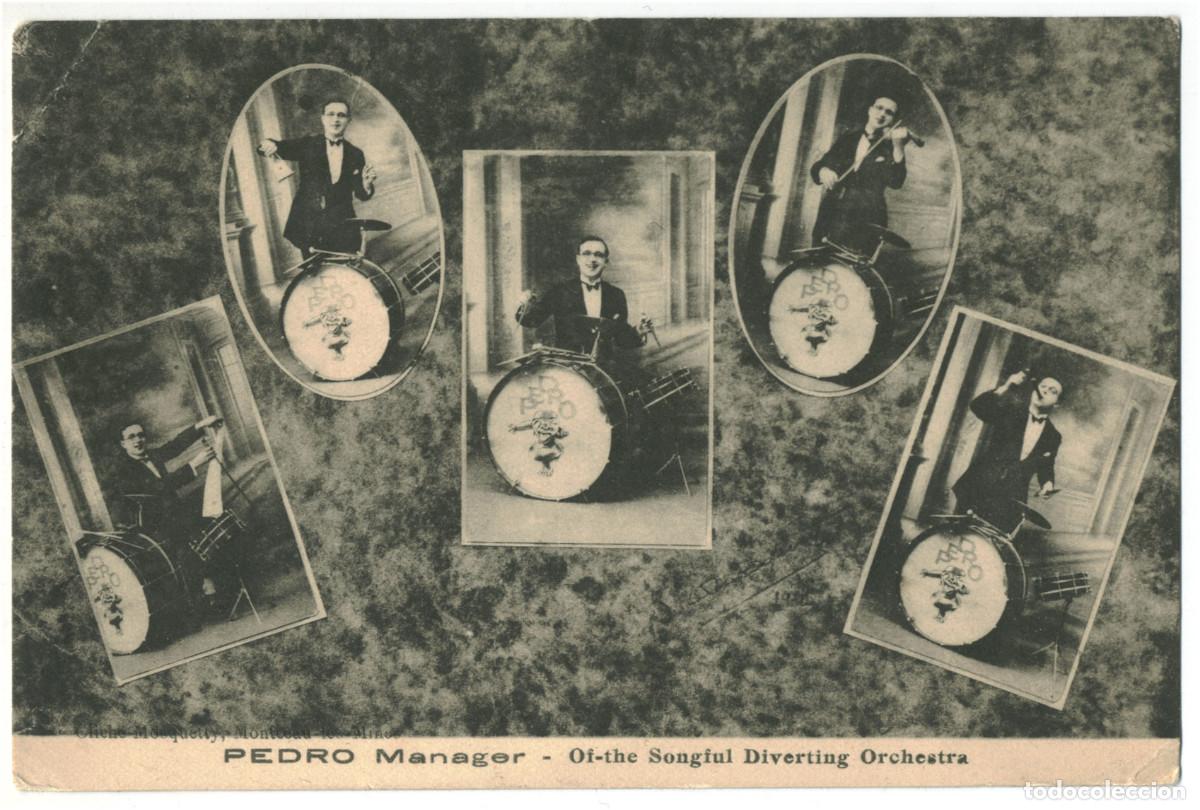 Cartoline: Actor PEDRO_Mosquetty. Pedro Manager. Of-the Songful Diverting Orchestra