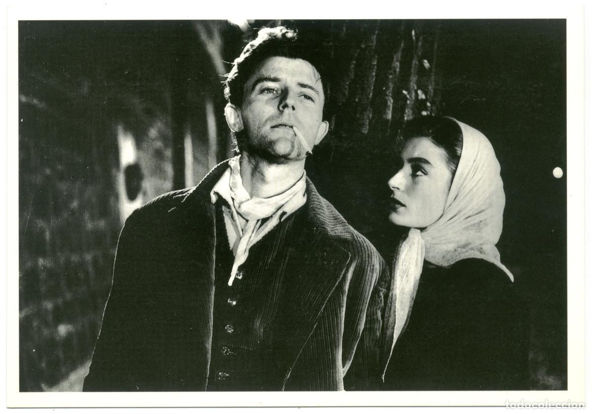 Postales: Actor PHILIPE, G&eacute;rard & Anouk AIM&Eacute;E_Hazan. Magie Noire. 6246. In Montparnasse 19