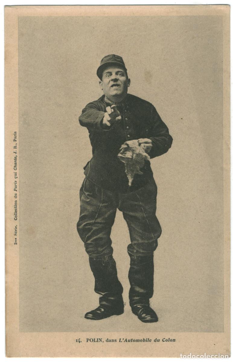 Postales: Actor POLIN_Paris qui Chante. 2. In L'automobile du Colon
