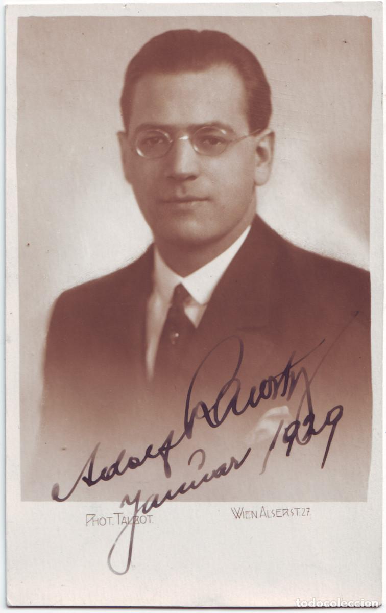 Postales: Actor RACOSTY, Adolf_Sin datos. Photo Talbot (Wien). Signed Firmada Autograph