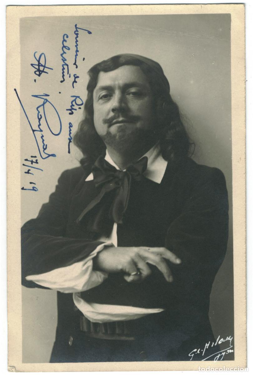 Postales: Actor RAYNAS, M._ G. L. Hilary. Signed Firmada Autograph