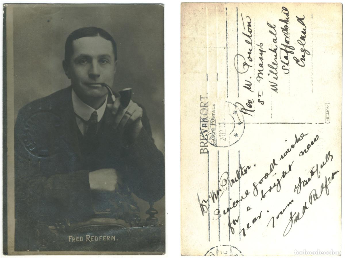 Postales: Actor REDFERN, Fred_Helios. Signed Firmada Autograph