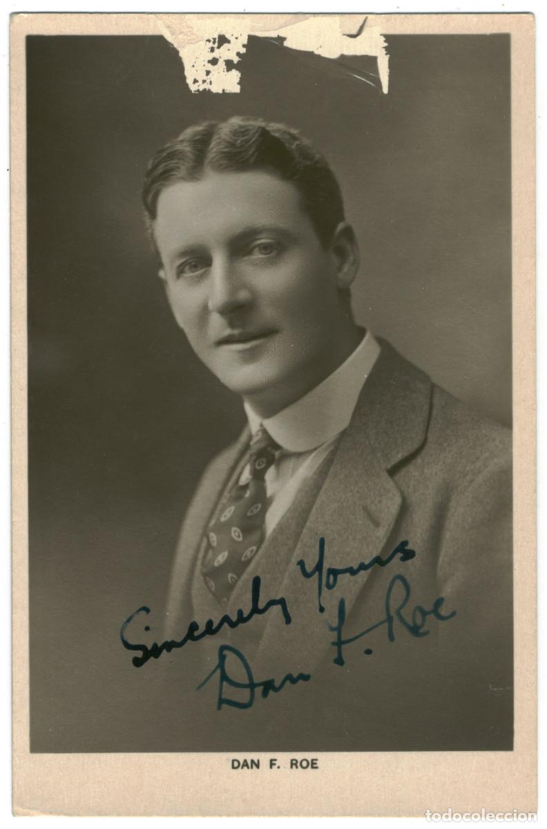 Postales: Actor ROE, Dan F._Sin datos. Signed Firmada Autograph