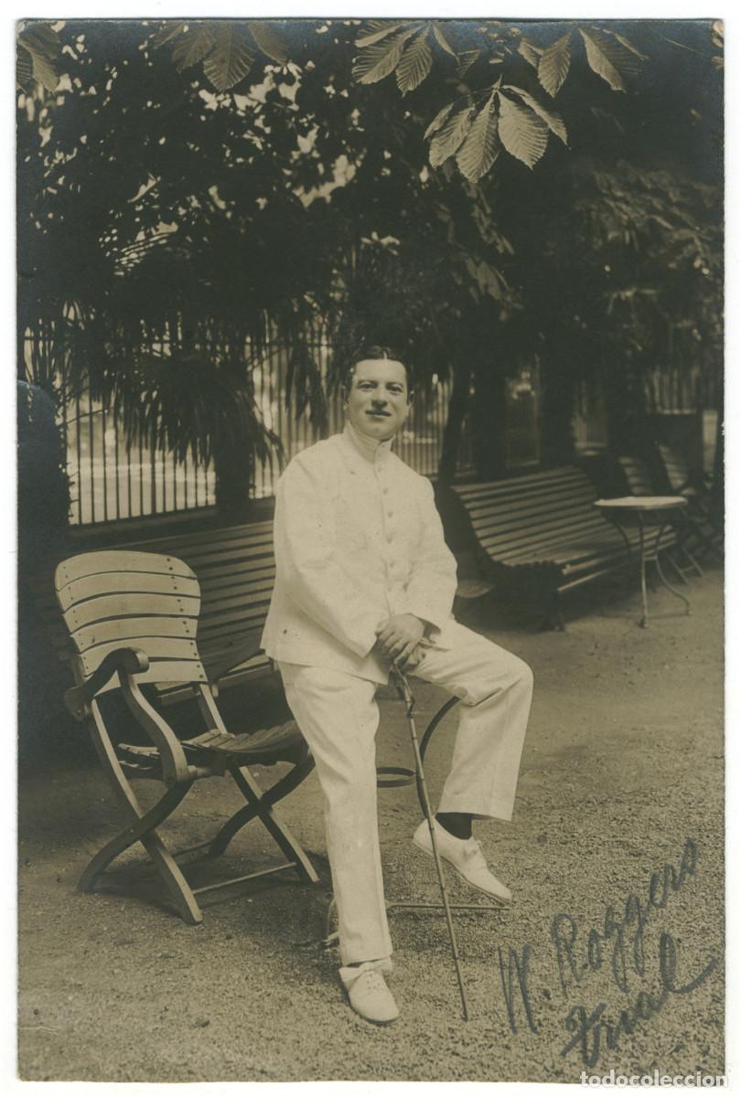 Postales: Actor ROGGERO TRIAL, W._Sin datos. Signed Autograph Firmada