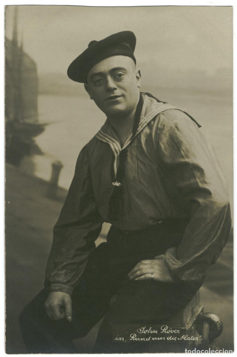 Postales: Actor R&Ouml;VER, John_A. Mocsigay. In Rund iner die Alster