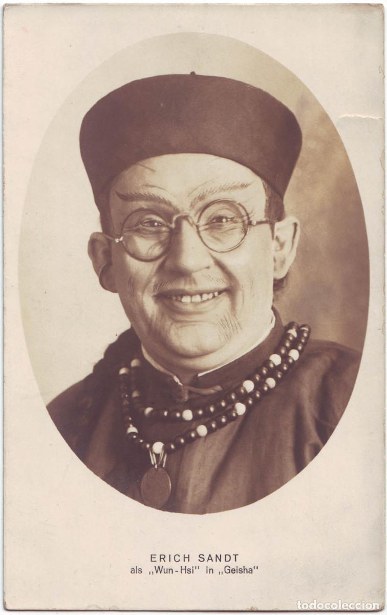 Postales: Actor SANDT, Erich_Sin datos. As Wun-Hsi in Geisha