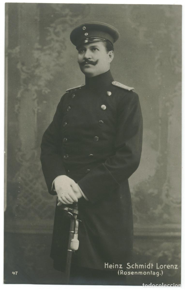 Postales: Actor SCHMIDT-LORENZ, Heinz_Fr. Groth. 47. Rosenmontag. Photo H. I. Meisner