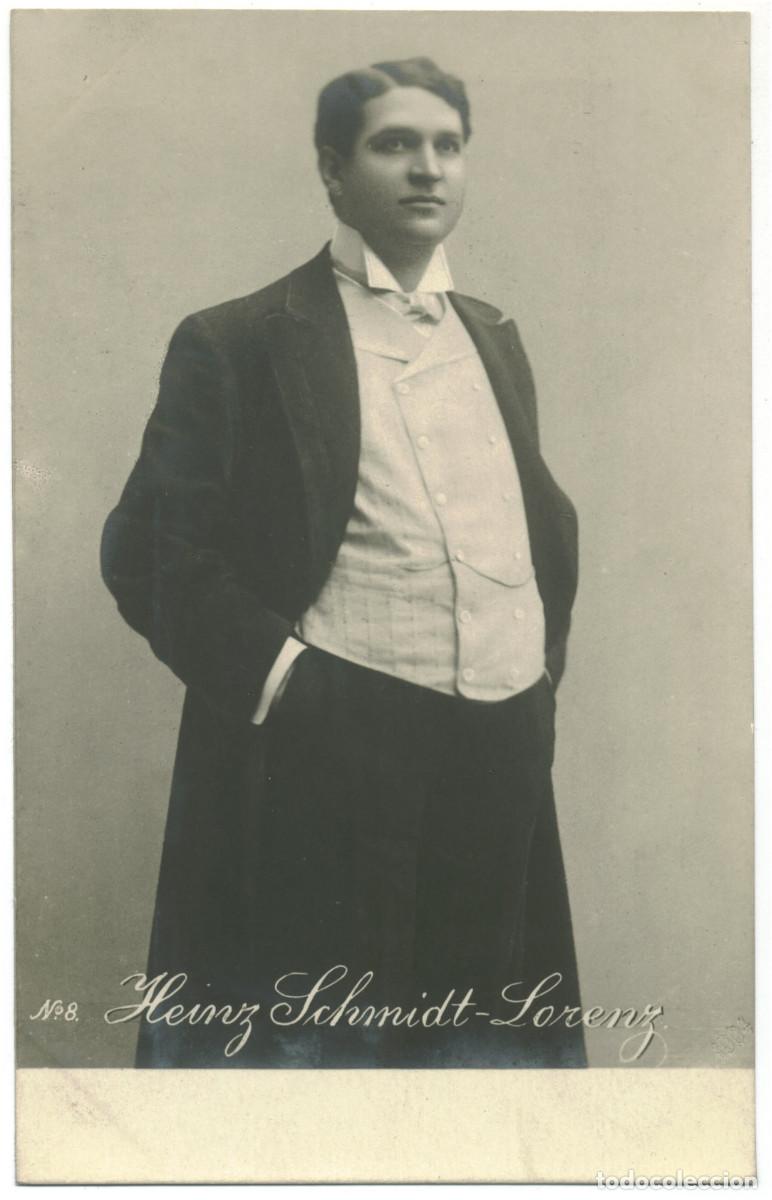 Postales: Actor SCHMIDT-LORENZ, Heinz_Fr. Groth. 8