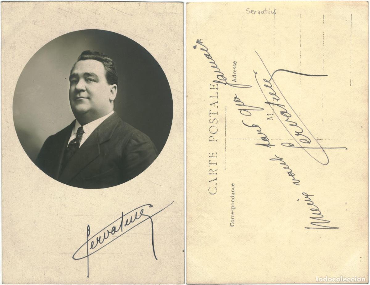 Postales: Actor SERVATIUS_Sin datos. Signed Firmada Autograph