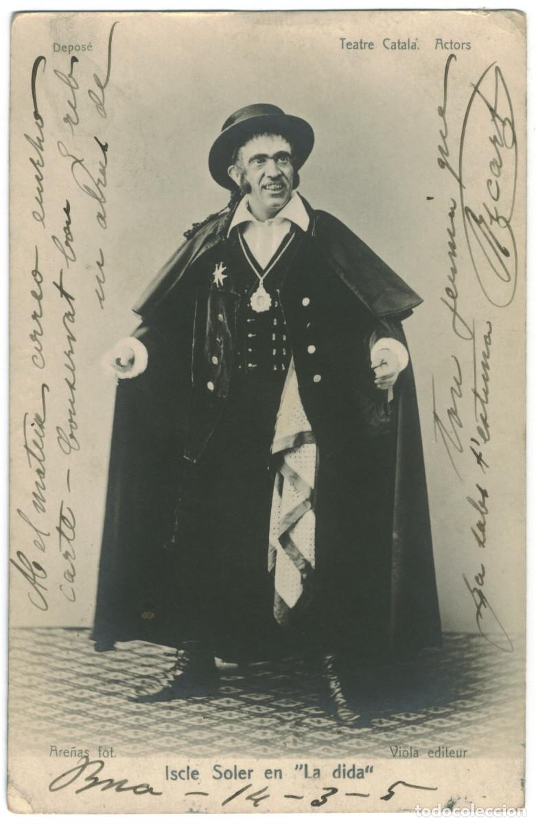 Postales: Actor espa&ntilde;ol SOLER, Iscle_ Viola (Teatre Catal&aacute;. Actors). In La duda. Photo Arenas