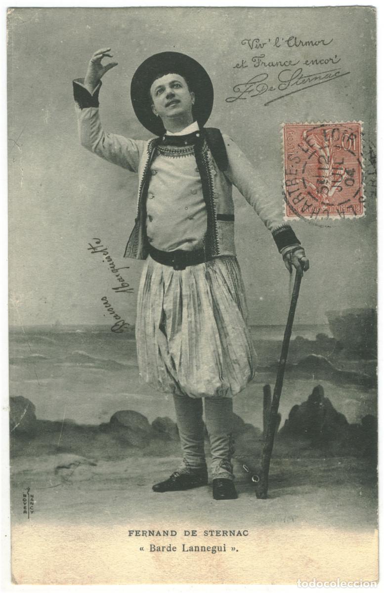 Postales: Actor STERNAC, Fernand de_Boyer. Barde Lannegui. Editorial Sign