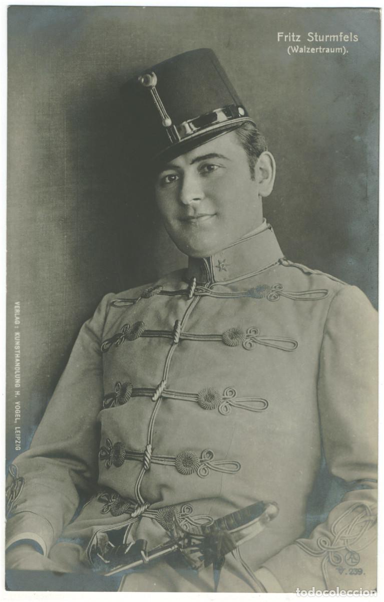 Postales: Actor STURMFELS, Fritz_Hermann Vogel. On Walzertraum
