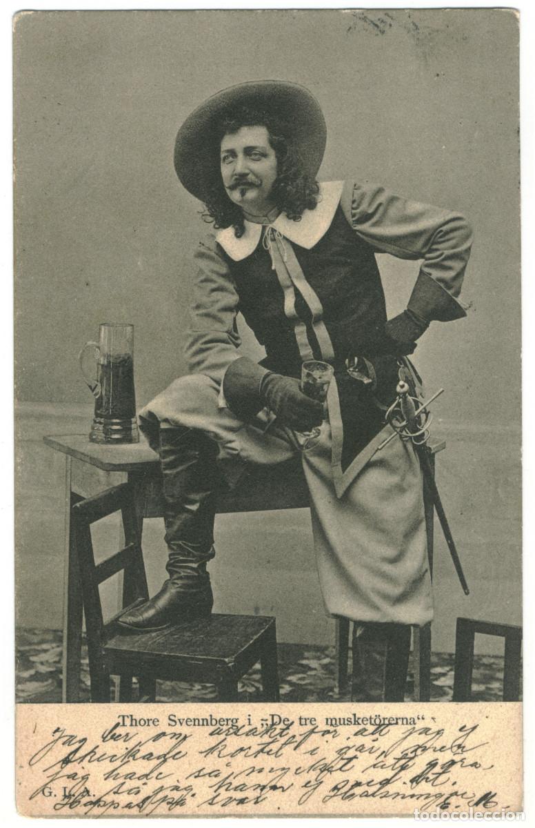Postales: Actor SVENNBERG, Thore_GLA. In De tre musket&ouml;rerna