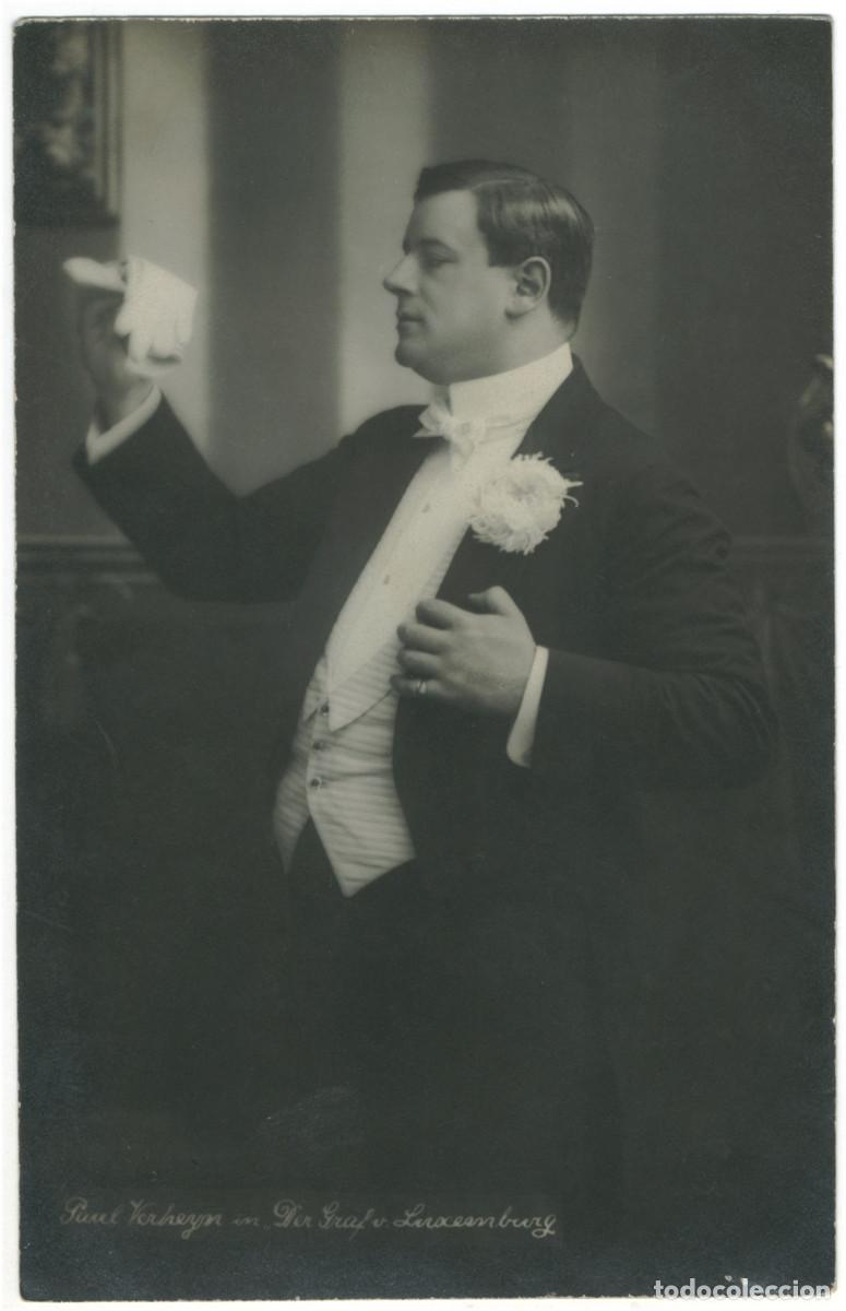 Postales: Actor VERHEYN, Paul_A. Mocsigay. In Der Graf v. Luxemburg