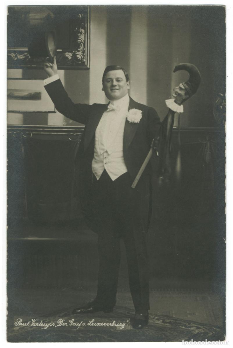 Postales: Actor VERHEYN, Paul_A. Mocsigay. In Der Graf v. Luxemburg