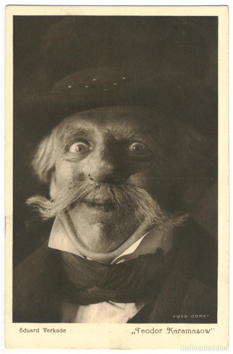 Postales: Actor VERKADE, Louis_Hebt u Eduard Verkade al gezien. As Feodor Karamazow. Photo Coret