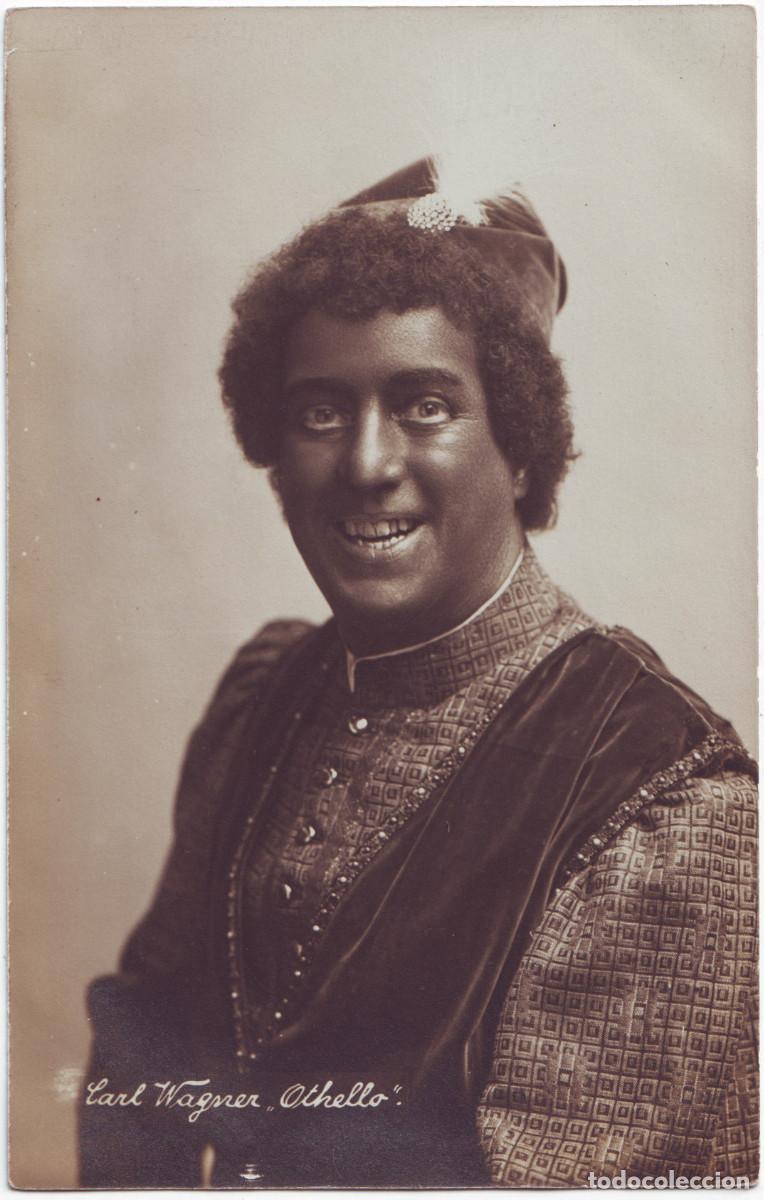 Postales: Actor WAGNER, Otto (Othello)_A. Mocsigay (1910)