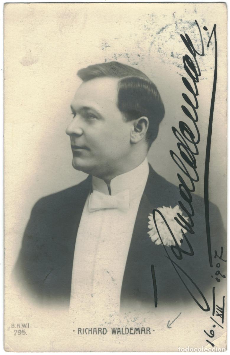 Postales: Actor WALDEMAR, Richard_B. K. W. I. 795. Signed Autograph Firmada