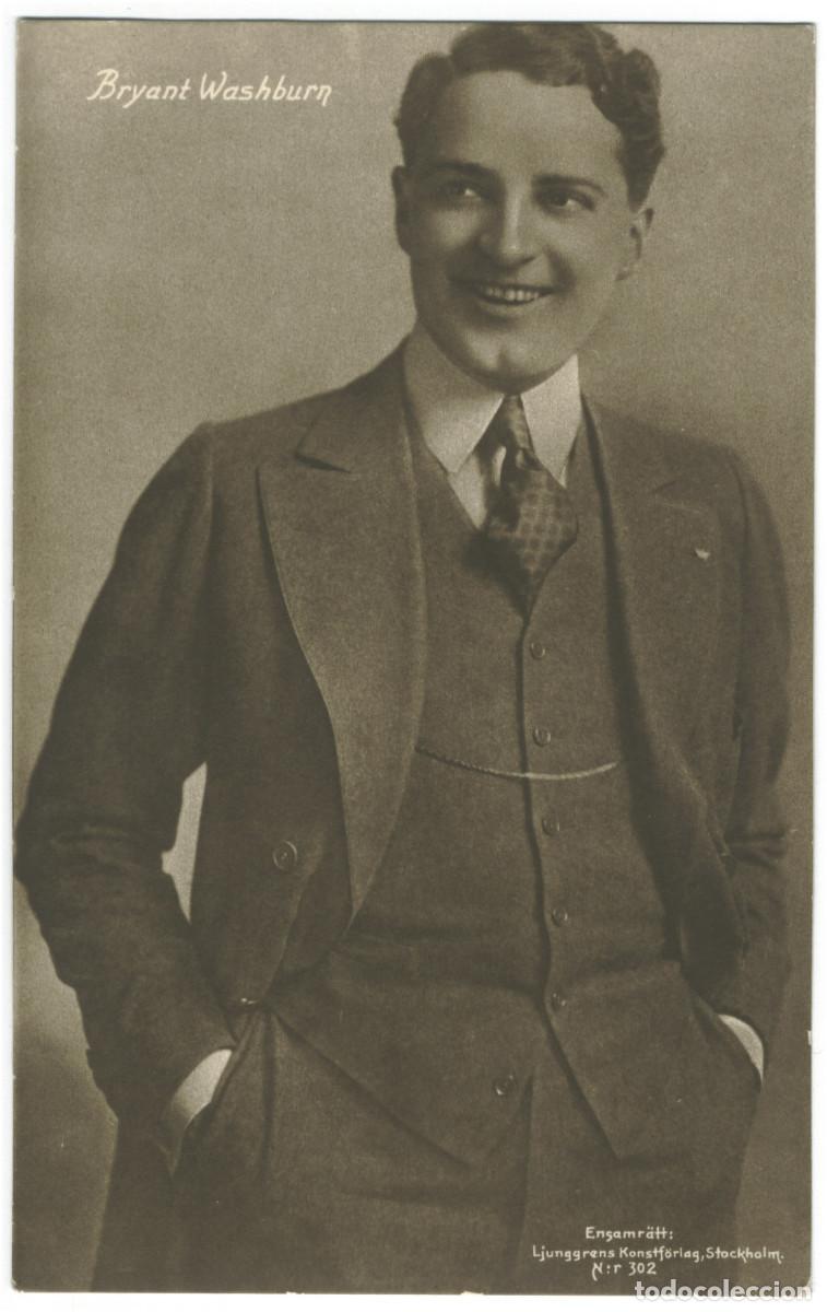 Postales: Actor WASHBURN, Bryant_Ljunggrens Konstf&ouml;rlag. 302