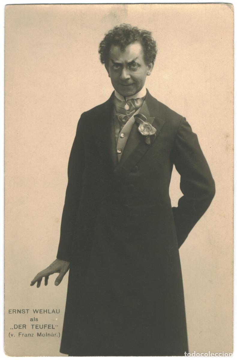 Postales: Actor WEHLAU, Ernst_Sin datos. Als Der Teufel, von Franz Molnar