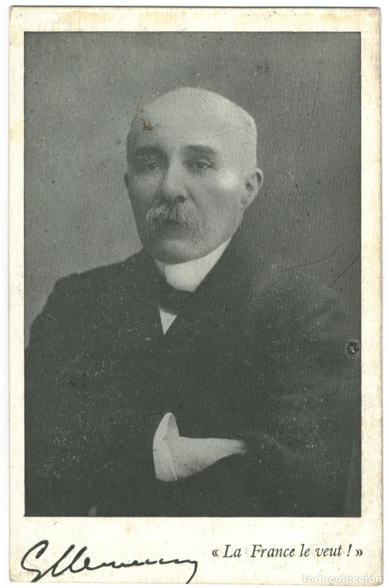 Postales: Actor Georges Clemenceau_Visa 1312 (Autor; 545). La France le veut!