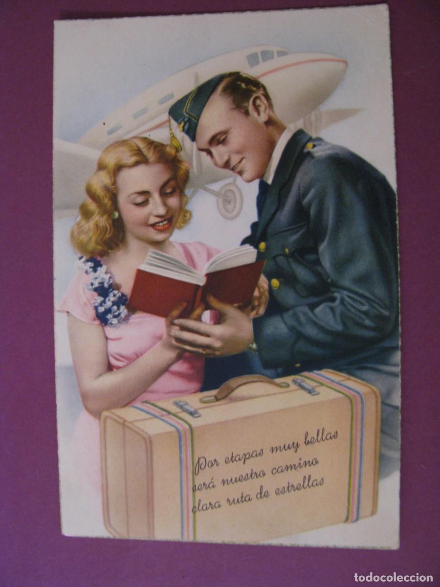 Postales: POSTAL DE UNA PAREJA, DIBUJO. C. Y Z. 581. ESCRITA