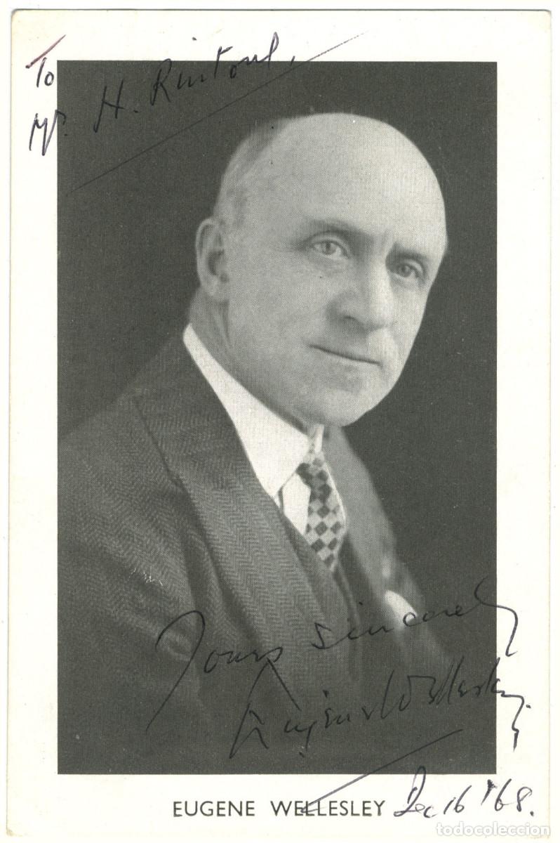 Postales: Actor WELLESLEY, Eugene_Sin datos. Sadler's Mill Romsey Wants. Signed Firmada Autograph