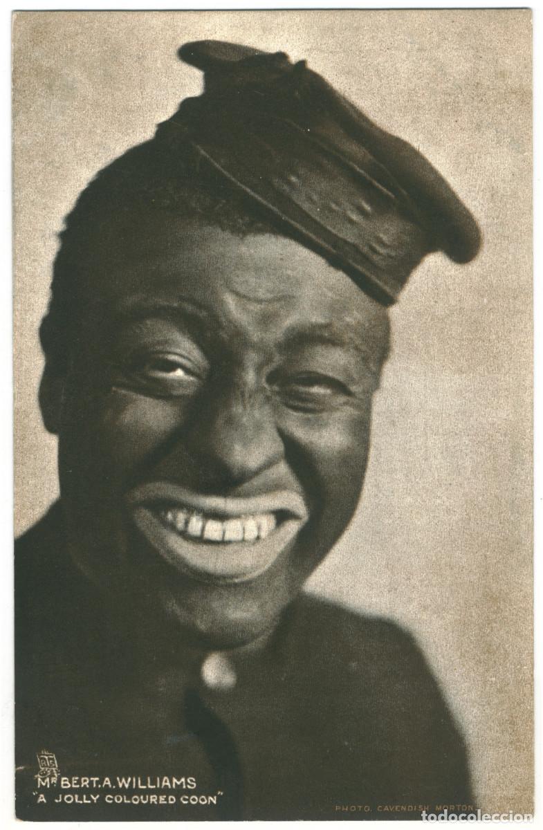 Postales: Actor WILLIAMS, Bert A._Raphael Tuck (Coon Studies; 2087). In A Jolly Coloured Coon. Photo Cavendish