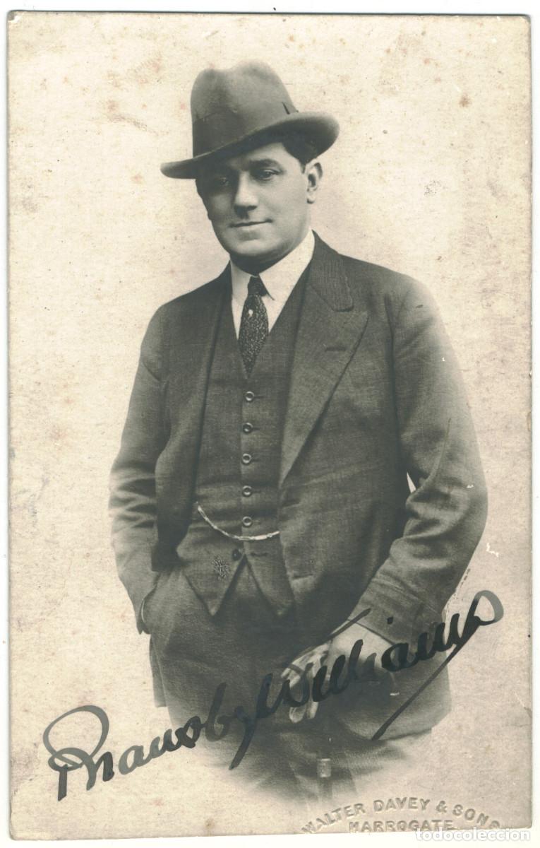 Postales: Actor WILLIAMS, Bransby_Walter Davey & Sons. Signed Autograph Firmada
