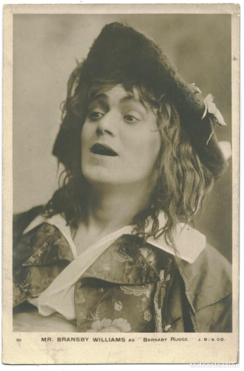 Postales: 2 Postales (serie) Actor WILLIAMS, Bransby_Beagles. 8 [A], C. As Barnaby Rudge Sydney Carton