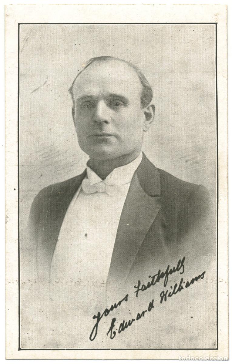 Postales: Actor WILLIAMS, Edward_Greenwood. Editorial Sign