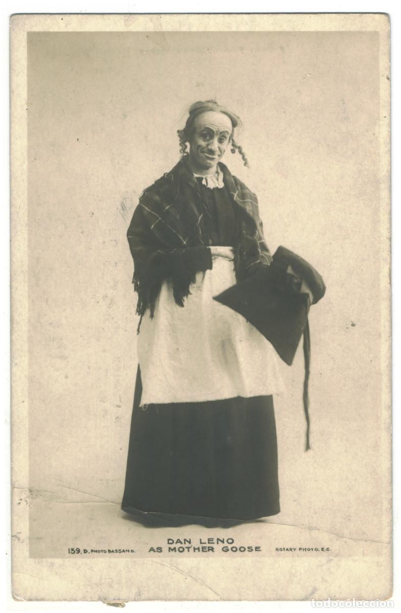 Postales: Actor LENO, Dan_Rotary. 139 D. As Mother Goose. Photo Bassano