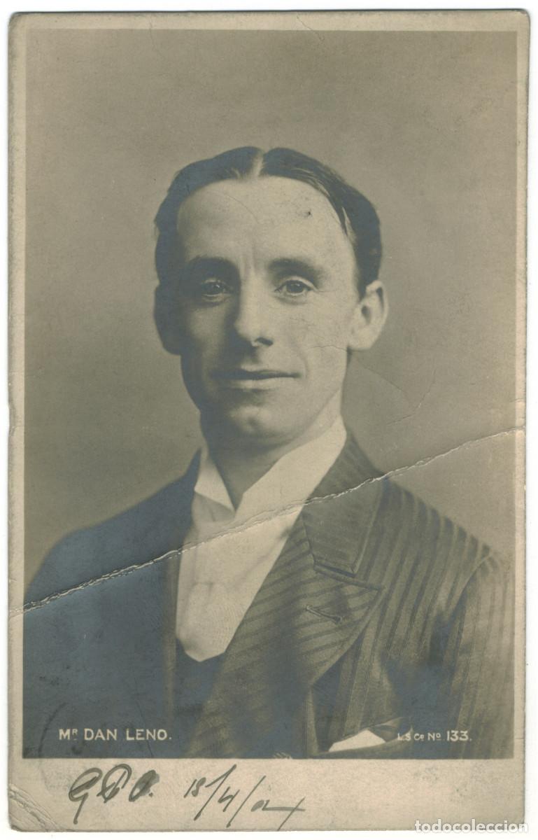 Postales: Actor eduardiano LENO, Dan_London Stereoscopic. 133