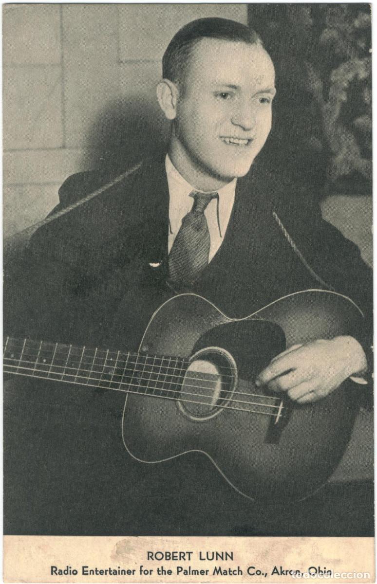 Postales: Actor LUNN, Robert_Sin datos. Radio Entertainer for the Palmer Match (Akron, Ohio)