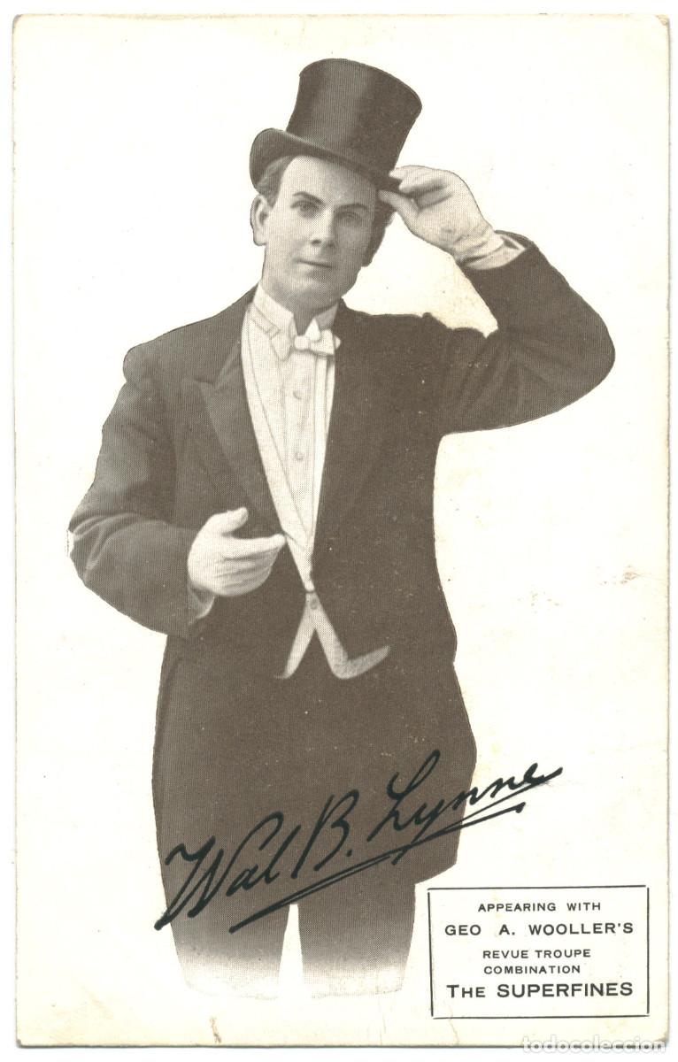 Postales: Actor LYNNE, Wall B._Sin datos. With Geo A. Wooller in The Superfines