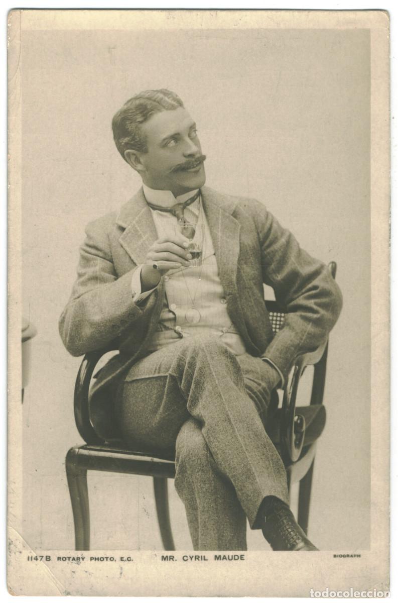 Postales: 7 Postales seriadas Actor MAUDE, Cyril_Rotary. 1147 B, C, D, E, K, R, V