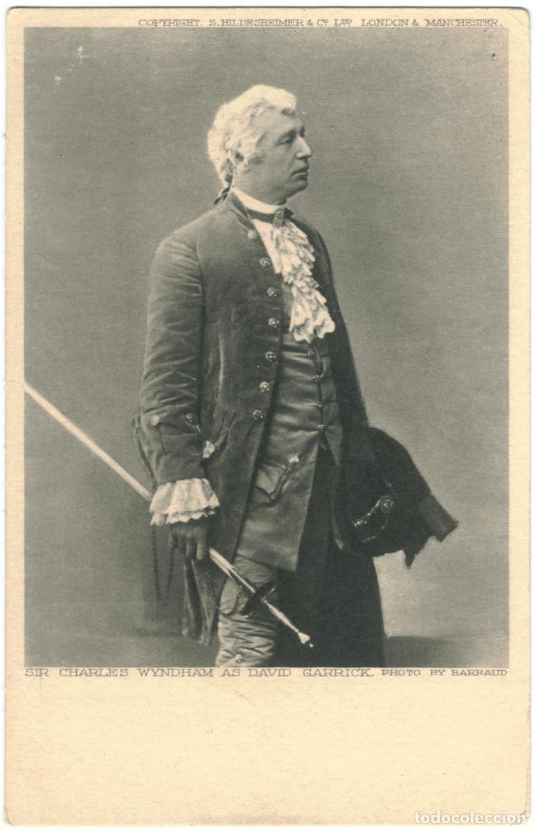Postales: Actor WYNDHAM, Charles_Hildesheimer. As David Garrick. Photo Barraud