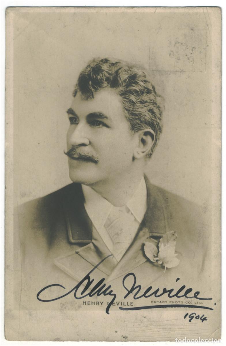 Postales: Actor NEVILLE, Henry_Rotary. Signed Firmada Autograph