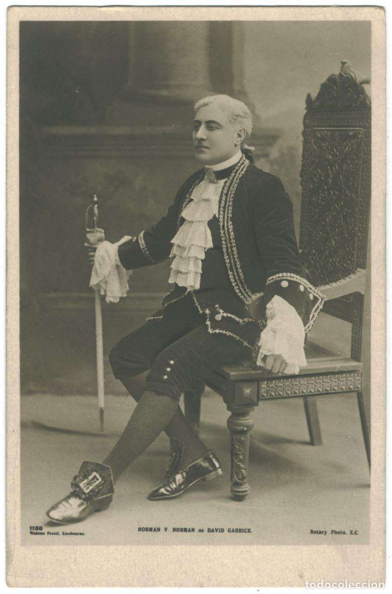 Postales: Actor NORMAN, Norman V._Rotary. 1158. As David Garrick. Photo Madame Pestel