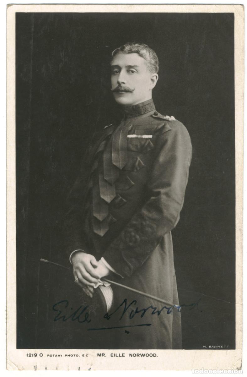 Postales: Actor NORWOOD, Eille_Rotary. 1219 C. Photo W. Barnett. Signed Firmada Autograph