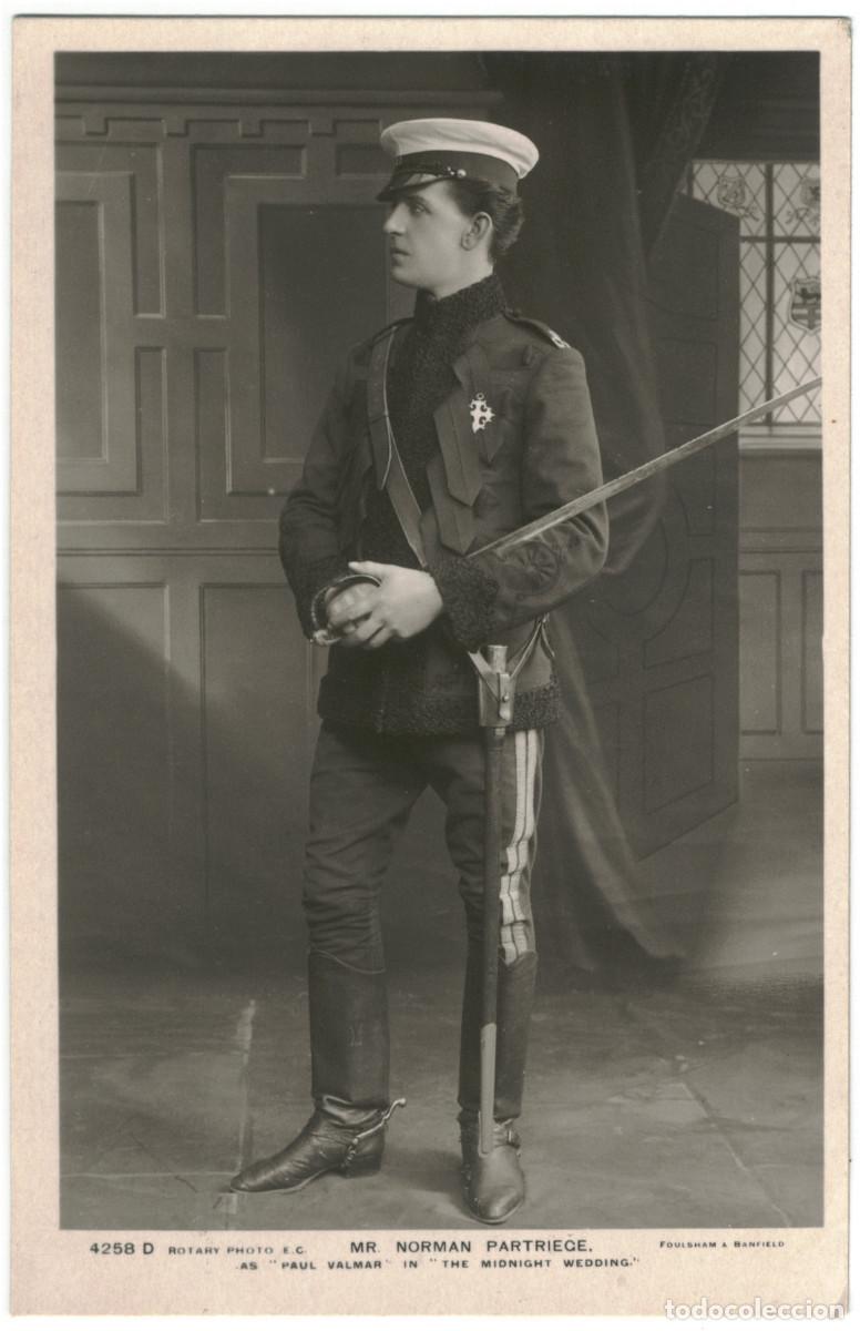 Postales: Actor PARTRIEGE, Norman_Rotary; 4258 D. As Paul Valmar in The Midnight Wedding. Foulsham & Banfield