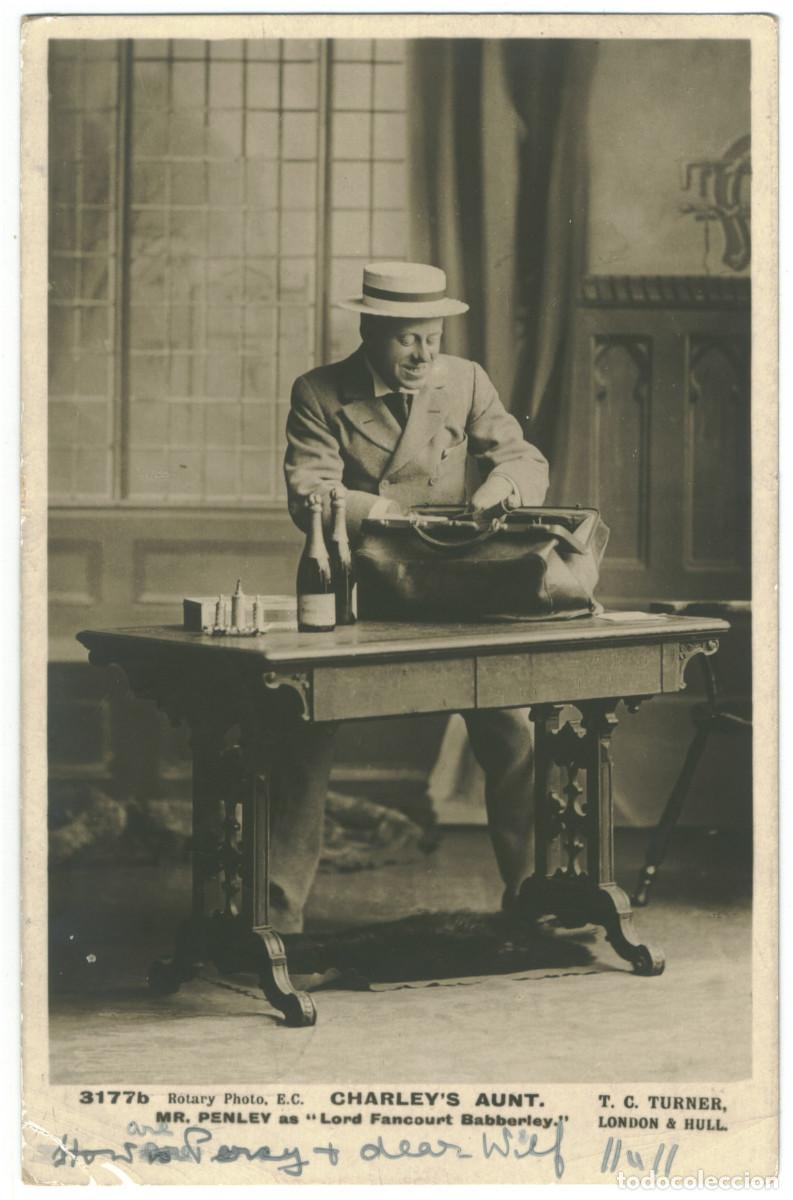 Postales: Actor PENLEY, Mr._Rotary & T. C. Turner. 3177b. As Lord Fancourt Babberley in Charley's Aunt