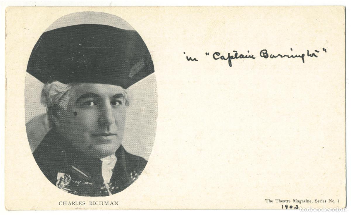 Postales: Actor RICHMAN, Charles_Theatre Magazine; 1. [In C Barrington]